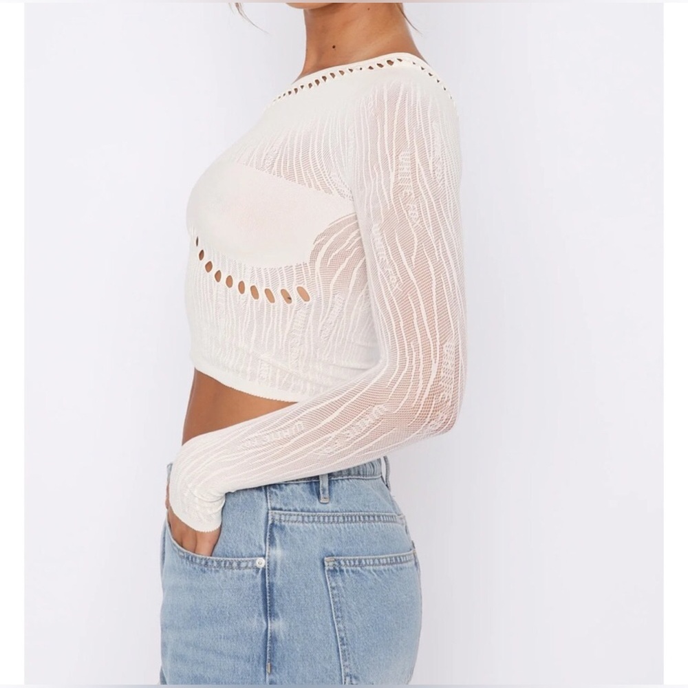 White fox losing sleep long sleeve top - Picture 2 of 8